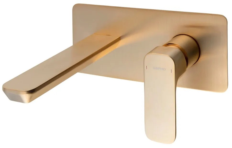 Podomietková umývadlová batéria v zlatej farbe (1 výstup) Spy – Sapho