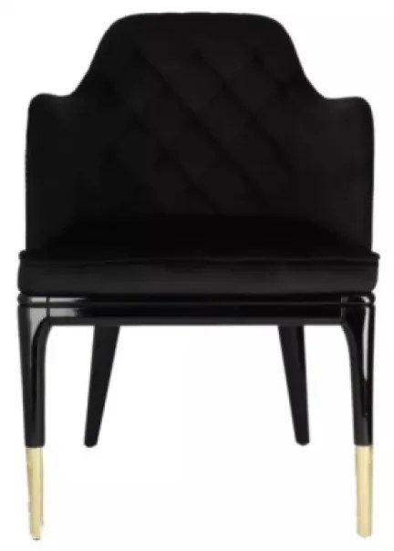 BELINI PLUS ČALÚNENÁ STOLIČKA black