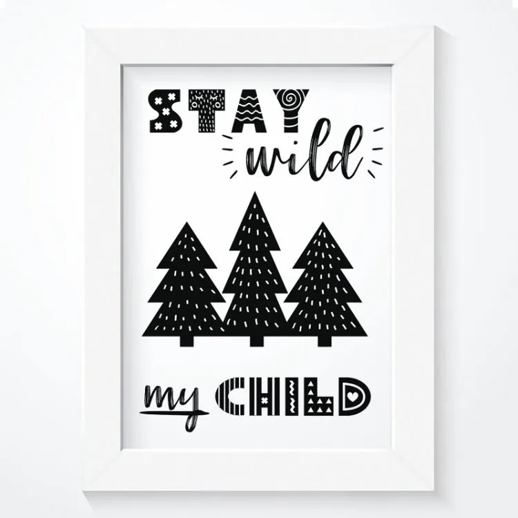 lovel.sk Plagát Stay wild P021