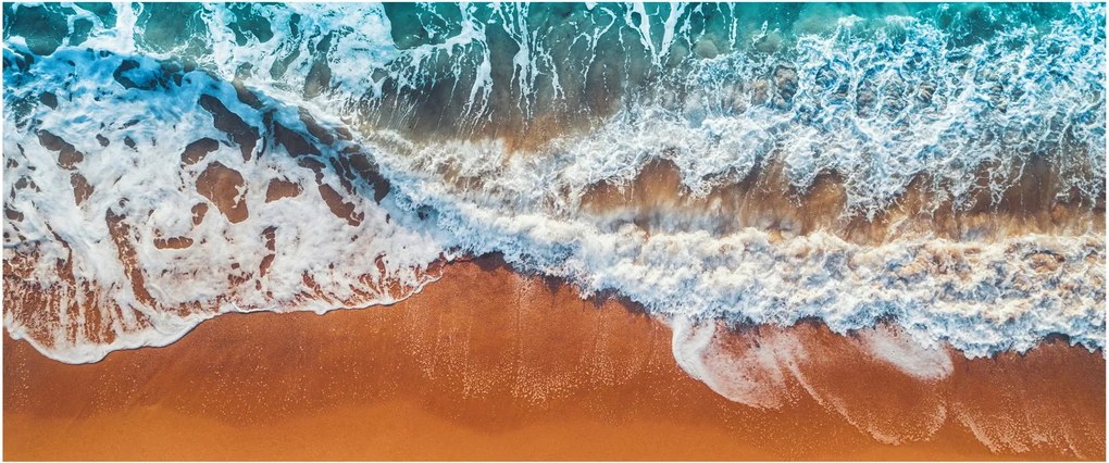 Obraz morskej pláže (120x50 cm)