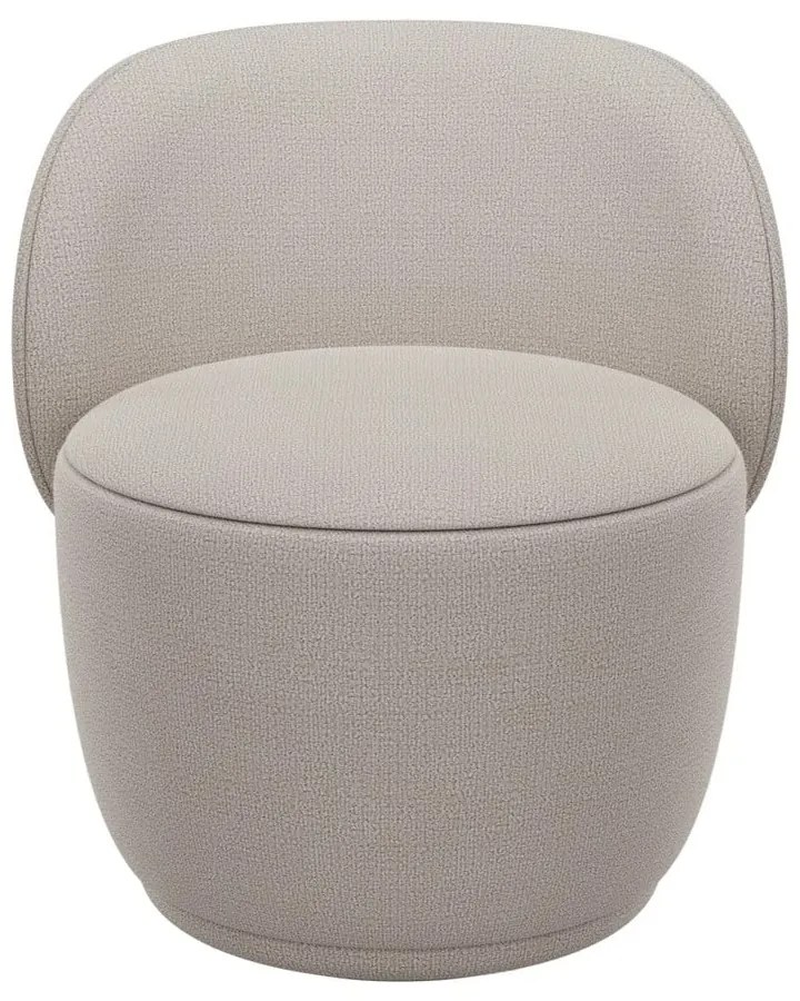 Béžové plstené kreslo KUON - Blomus