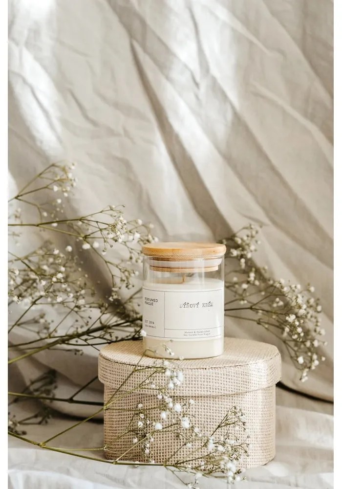 Vonná sójová sviečka doba horenia 40 h #73 Pumpkin Cream – Perfumed Prague