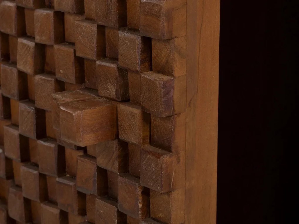 furniture-nabytek.cz - Masívna šatní skriňa Abadi z akáciového a mangového dreva, lakovaná, hnedá – 75×44×190 cm