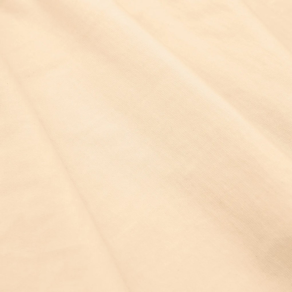 JERSEY PRESTIERADLO 90X200 CM, VÝŠKA 30 CM BÉŽOVÉ