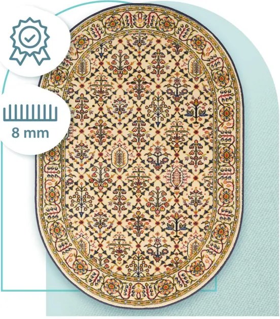 Koberec Agnella Standard Tamir krémový ovál