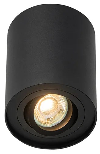 Inteligentné stropné bodové svetlo čierne nastaviteľné vrátane WiFi GU10 - Rondoo up