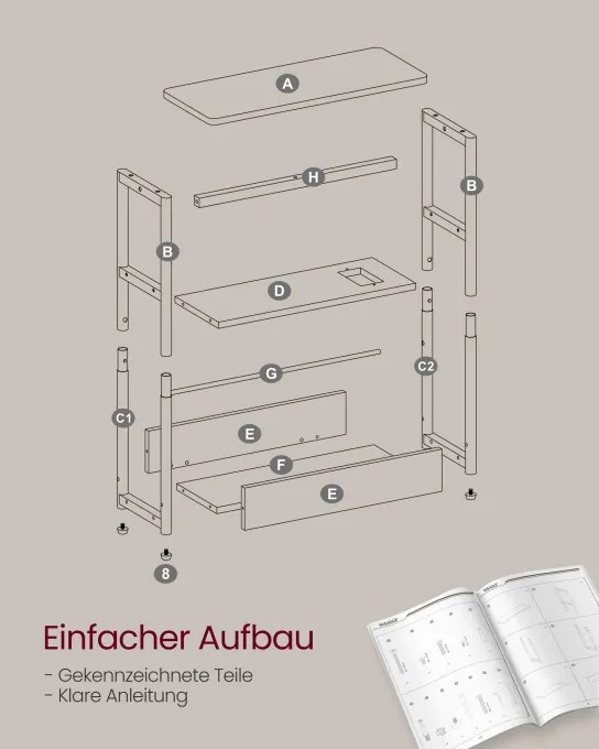 Príručný stolík LET335B02