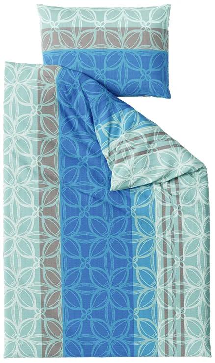 Krepové obliečky ROMANCE modré Rozmer obliečky: 70 x 90 cm | 140 x 200 cm