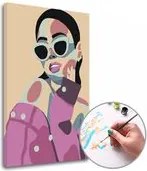 Maľovanie podľa čísel ŽENSKÁ POZÍCIA