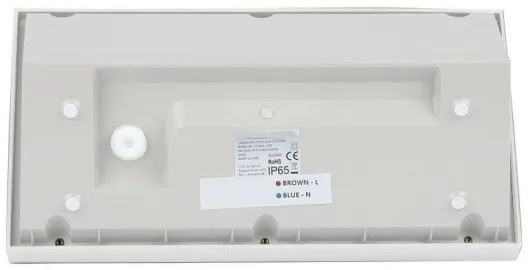 LED Vonkajšie nástenné svietidlo LED/20W/230V 4000K IP65 biela