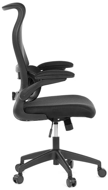 Autronic BONTEC Kancelárska stolička, hojdací mechanizmus, čierna sieťovina, KA-C808 BK Farba: Šedá