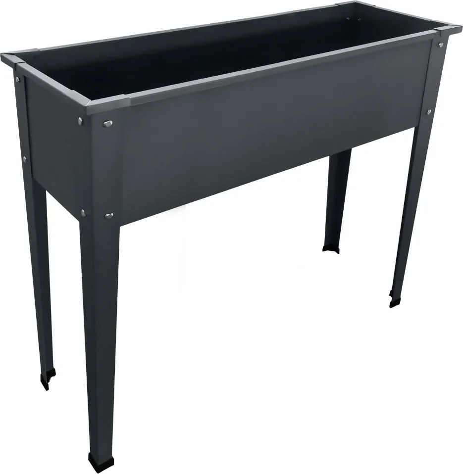 Vyvýšený záhradný záhon BestBerg KT-100 / 100 x 30 x 80 cm / sivá