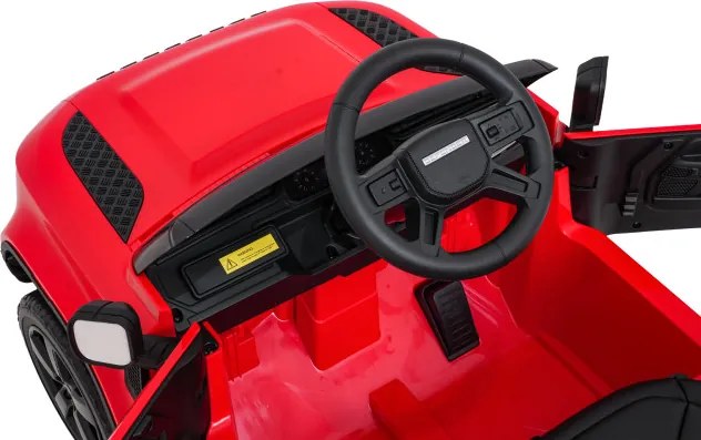 Elektrické autíčko Land Rover Defender červené