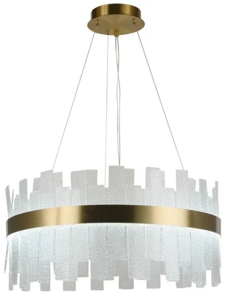 LED Stmievateľný luster na lanku LED/40W/230V 3000-6500K + diaľkové ovládanie