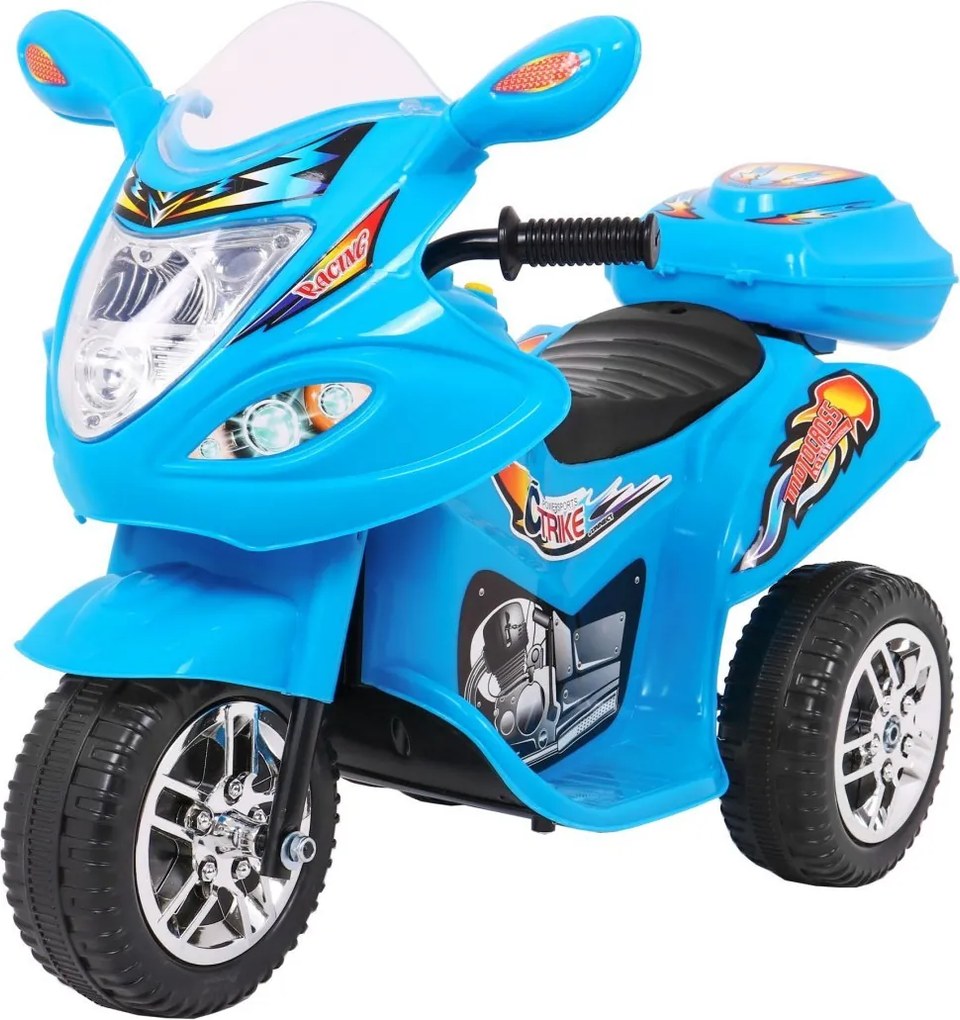 Ramiz Detská elektrická trojkolka BJX-088 Modrá + zvuky + svetlá