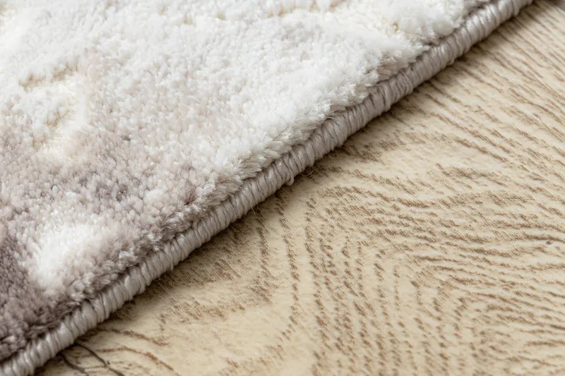 Dywany Łuszczów, Kusový koberec Core 1818 Geometric ivory/white, 80x150, béžová, chodba / predsieň