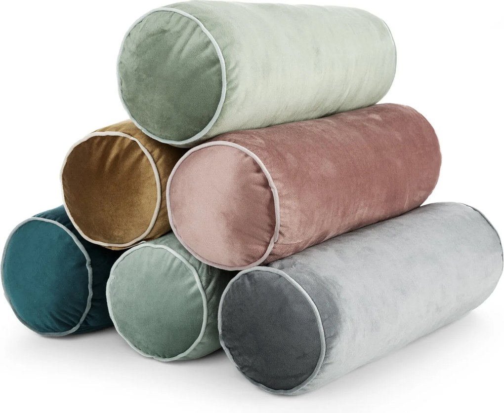 DEKORAČNÝ VANKÚŠ GAJA5 15X45 CM STRIEBORNÁ