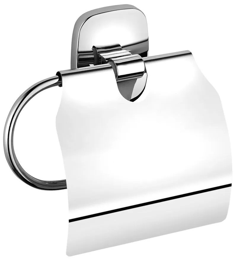 Aqualine Aqualine, RUMBA držiak toaletného papiera s krytom, chróm, RB107
