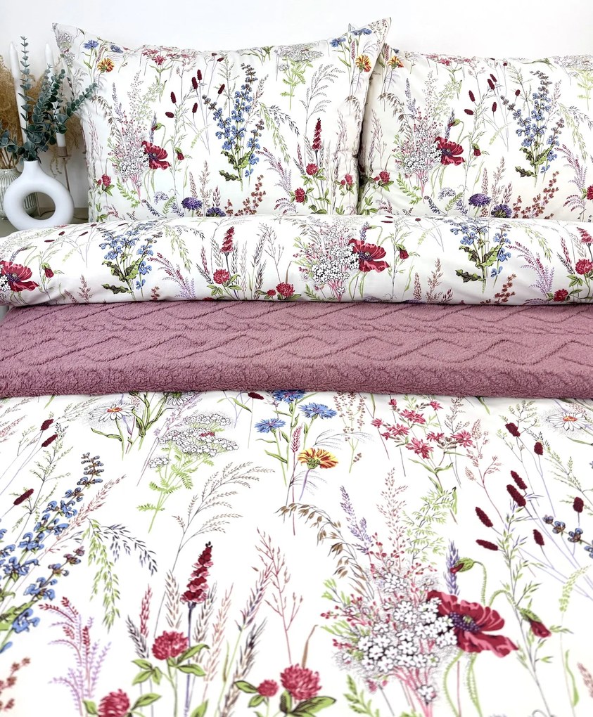 Bavlnené posteľné obliečky Ranná Lúka 140x200/70x90 cm