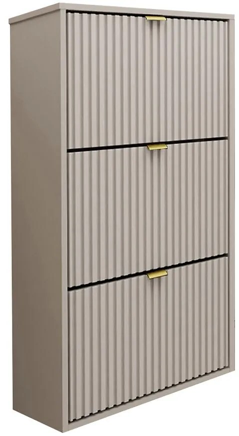 Skrinka na topánky Laro I Stojaci Kašmír/Kašmír/ Zlatý