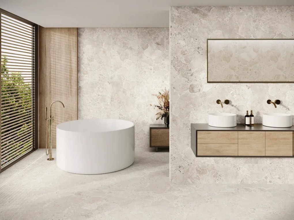 Dlažba Fragmenta Plus White 80x80 R