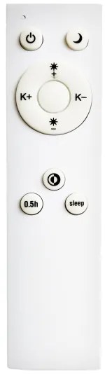 Top Light - LED Stm. prisadený panel REVIT LED/70W/230V 3000-6500K čierna + DO