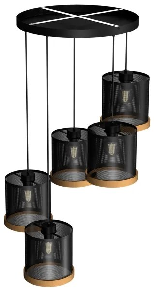 Luster na lanku BERIL 5xE27/60W/230V
