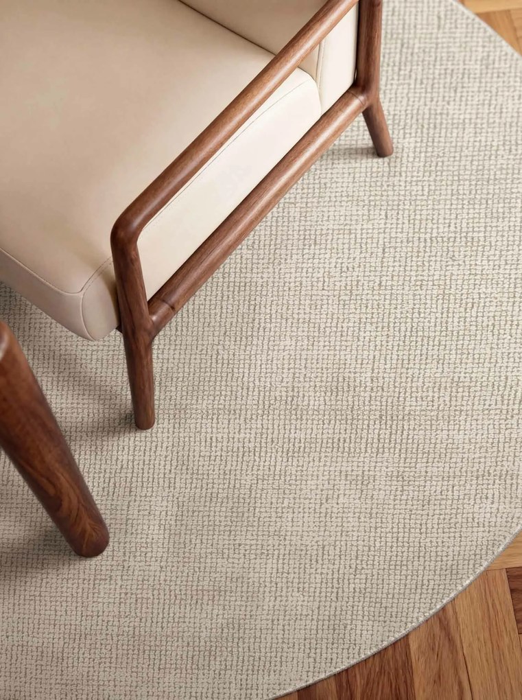 Ted Baker, Kusový koberec Ted Baker Greenwich 106361 Natural White kruh, 200x200, béžová, detská izba