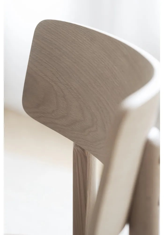 Jedálenská stolička z imitácie kože v koňakovohnedo-prírodnej farbe v súprave 2 ks Wolcott – Rowico