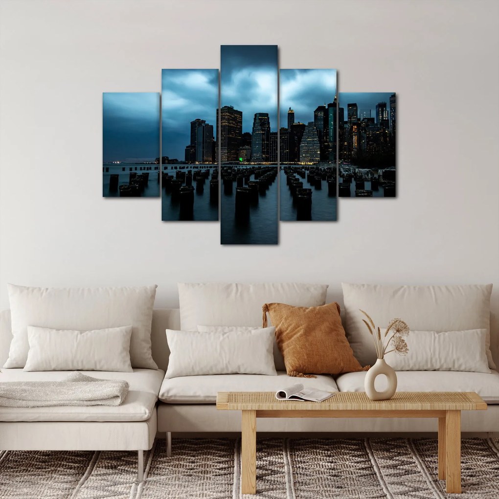 Obraz - Pohľad na mrakodrapy New Yorku (150x105 cm)