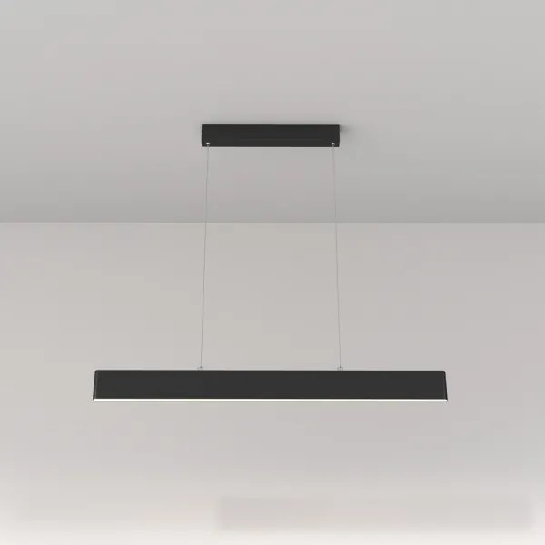 Maytoni P010PL-L23B4K - LED Luster na lanku STEP LED/23W/230V 4000K 91 cm čierna