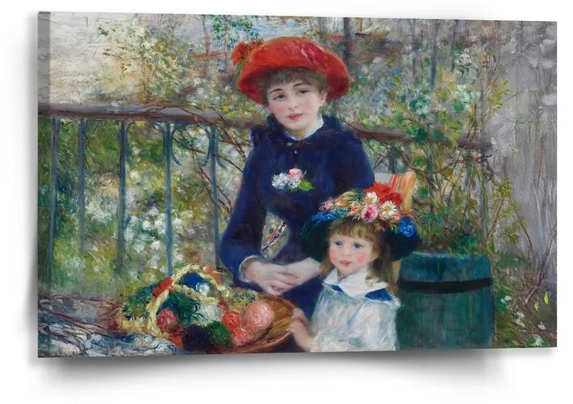 Sablio Obraz Dve sestry (Na terase) - Pierre-Auguste Renoir - 60x40 cm