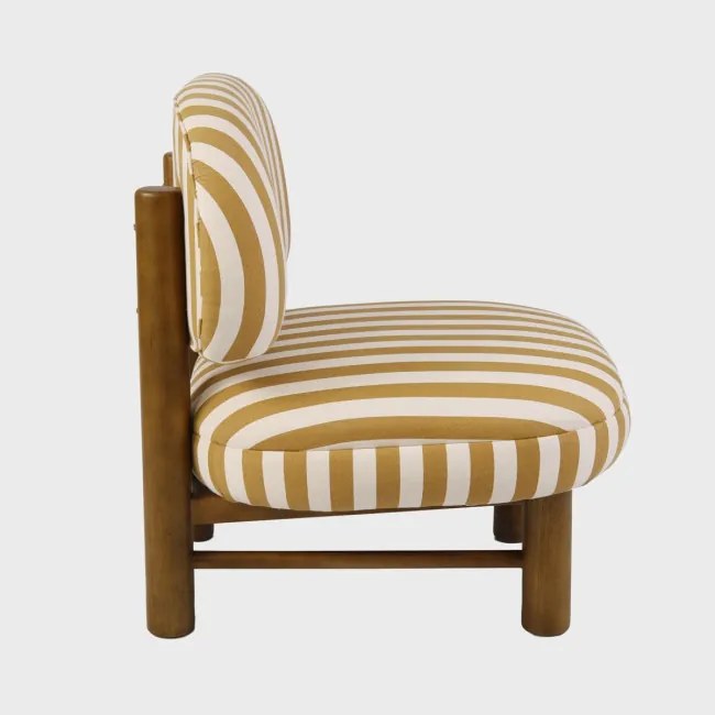 Kreslo LUMEN béžové / biele 741098