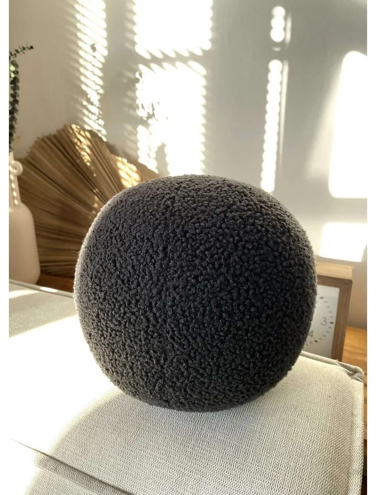 Dekoračný vankúš z materiálu buklé ø 25 cm Top – Mioli Decor