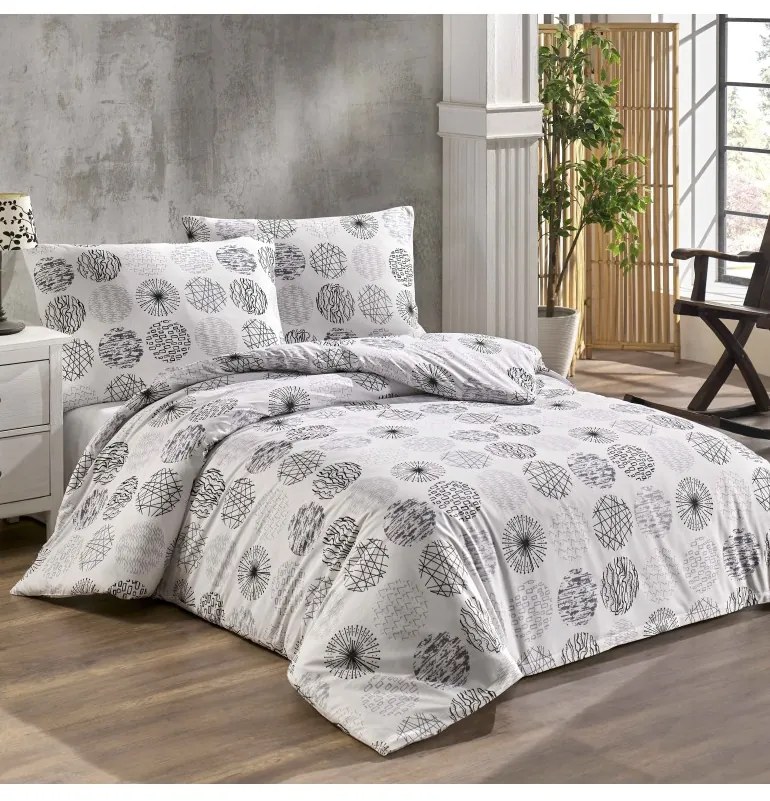 Obliečky bavlnené Imany EMI, Francúzsky set1 200x220 + 2x (70x90)