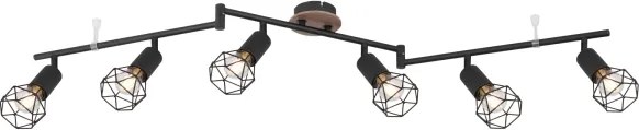 Globo 54802S-6H - Bodové svietidlo XARA 6xE14/40W/230V