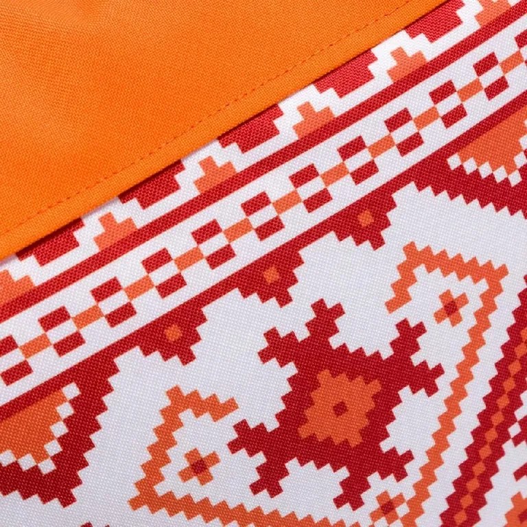 Sedací vak Viper Outdoor Folk – pohodlie s ľudovým štýlom do interiéru aj exteriéru Farba: Folk 5 - M3 oranžový