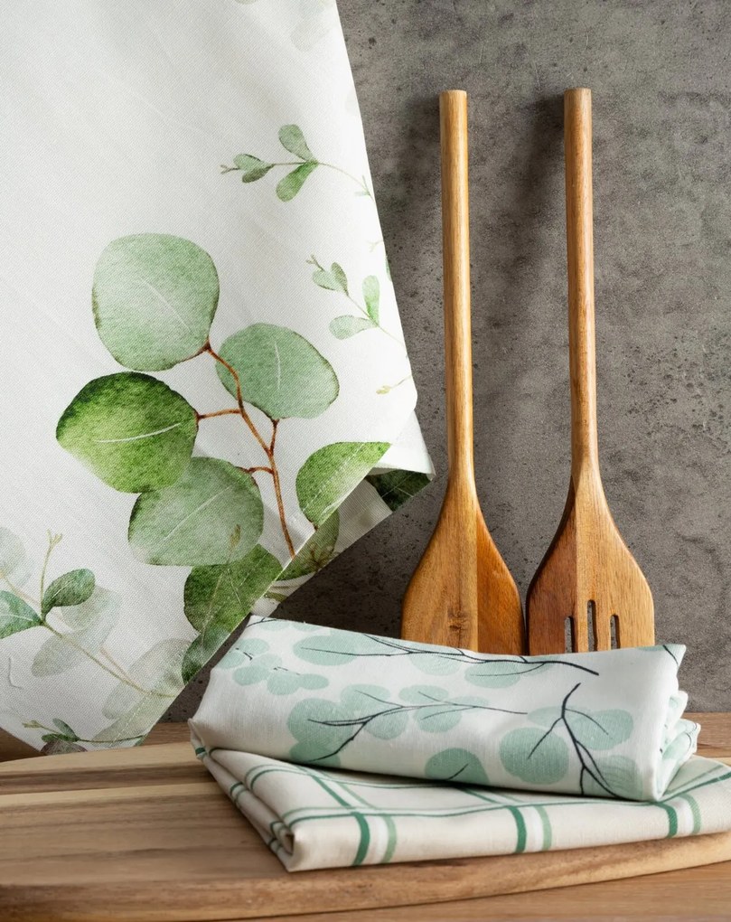 KUCHYNSKÁ UTIERKA CLOVER SADA 3 KS 50X75 CM VZOROVANÉ