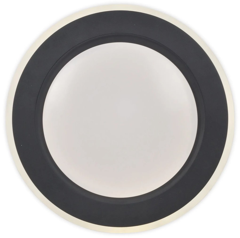 TOP LIGHT Svetlo nástenné-stropné Norman 40C RC, Čierna