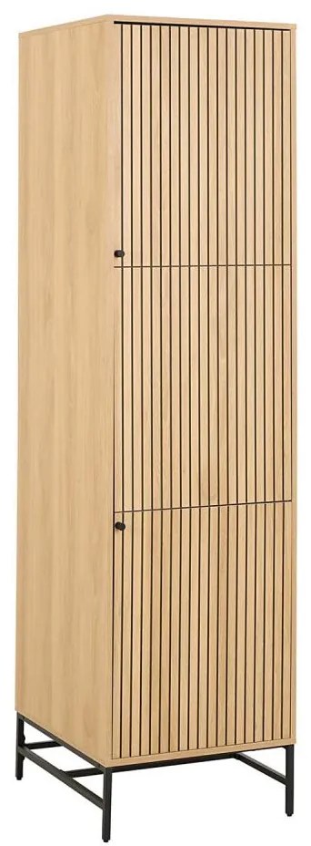 Šatníková skriňa OLIVIA 51x200 cm dub