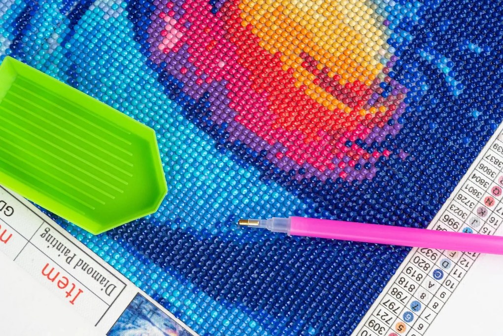 HUR DIAMANTOVÉ MALOVÁNÍ ŠPIC 5D 30X40CM