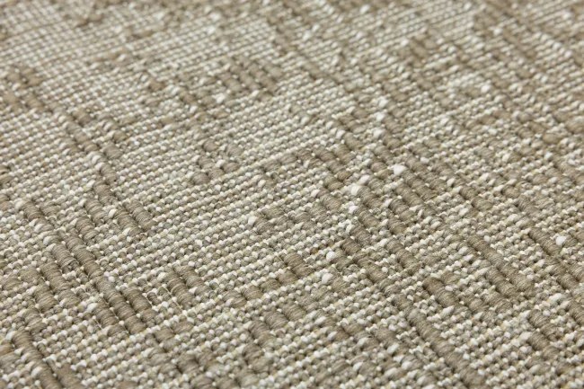 Obojstranný koberec BRUSSELS 205989/10610 béžový / krémový kruh