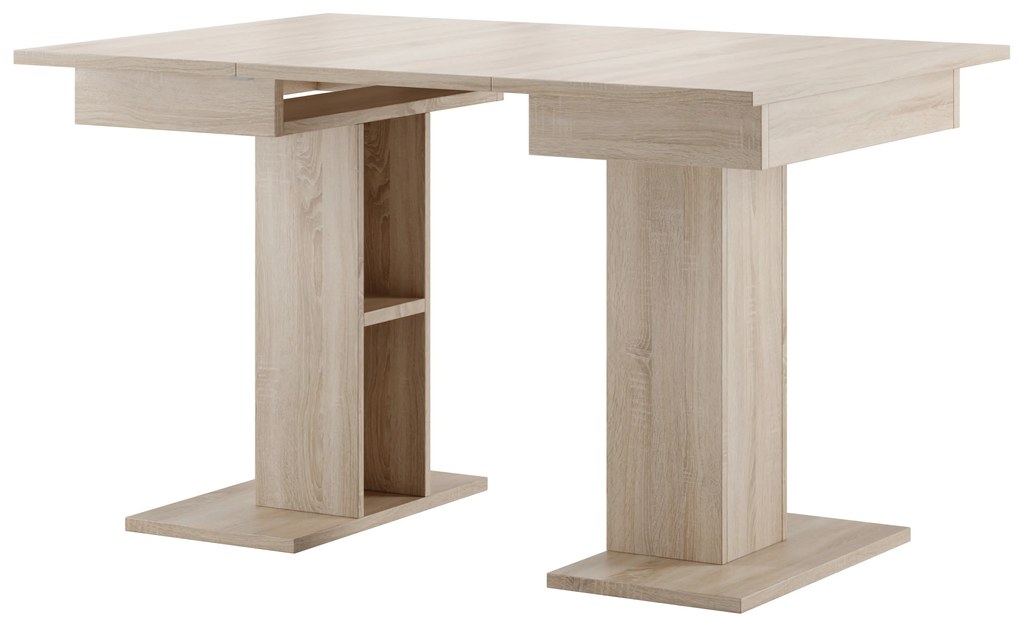 Jedálenský stôl Sorred 05 (dub sonoma) (pre 4 až 8 osôb). Vlastná spoľahlivá doprava až k Vám domov. 1068266