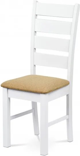 Sconto Jedálenská stolička MICHALA 1 biela/piesková
