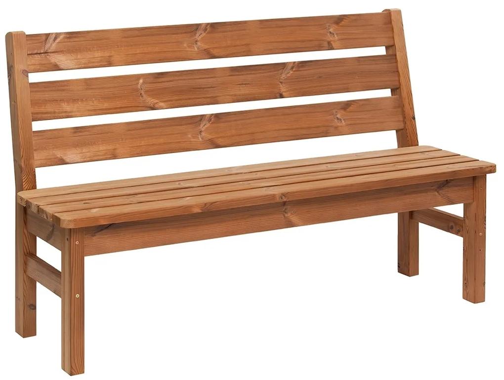Záhradná lavica drevená PROWOOD – Lavica LV1 145 - FACELIFT - operadlo 3 dosky