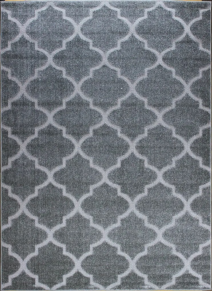 BE Koberec Lagos 1052 GREY – sivý obdĺžnikový Rozmer: 200x290 cm