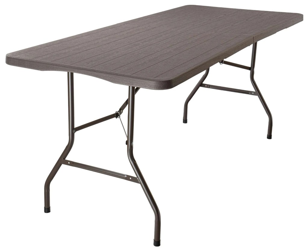 Cateringový stůl WOODLAN 180 cm hnědý