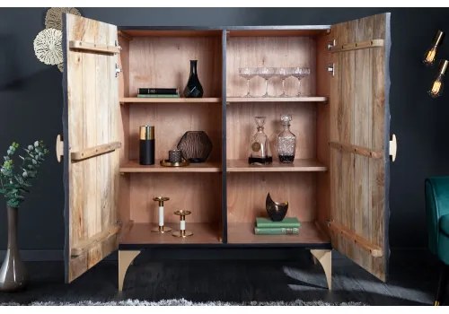 Komoda 41303 100cm Bailey Drevo Mango  - Komfort-nábytok