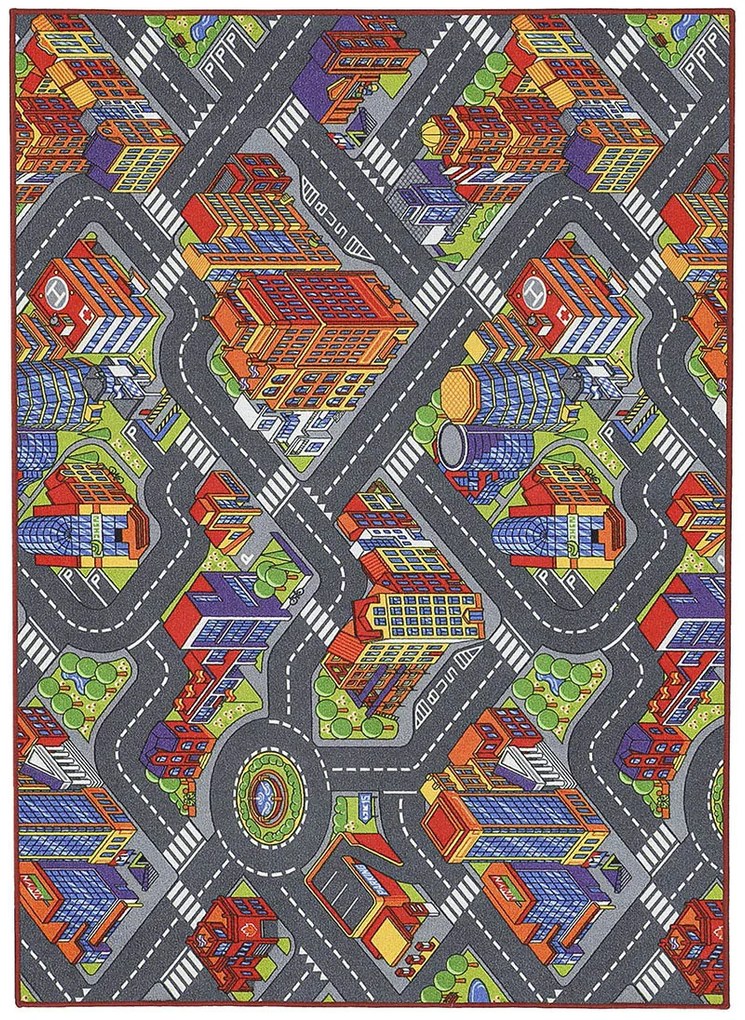 Koberce Breno Kusový koberec BIG CITY  97, viacfarebná,140 x 200 cm