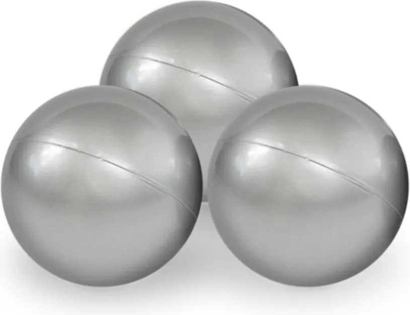 Suchý bazén pre deti zamatový 90 x 30 + 200 loptičiek - šedý